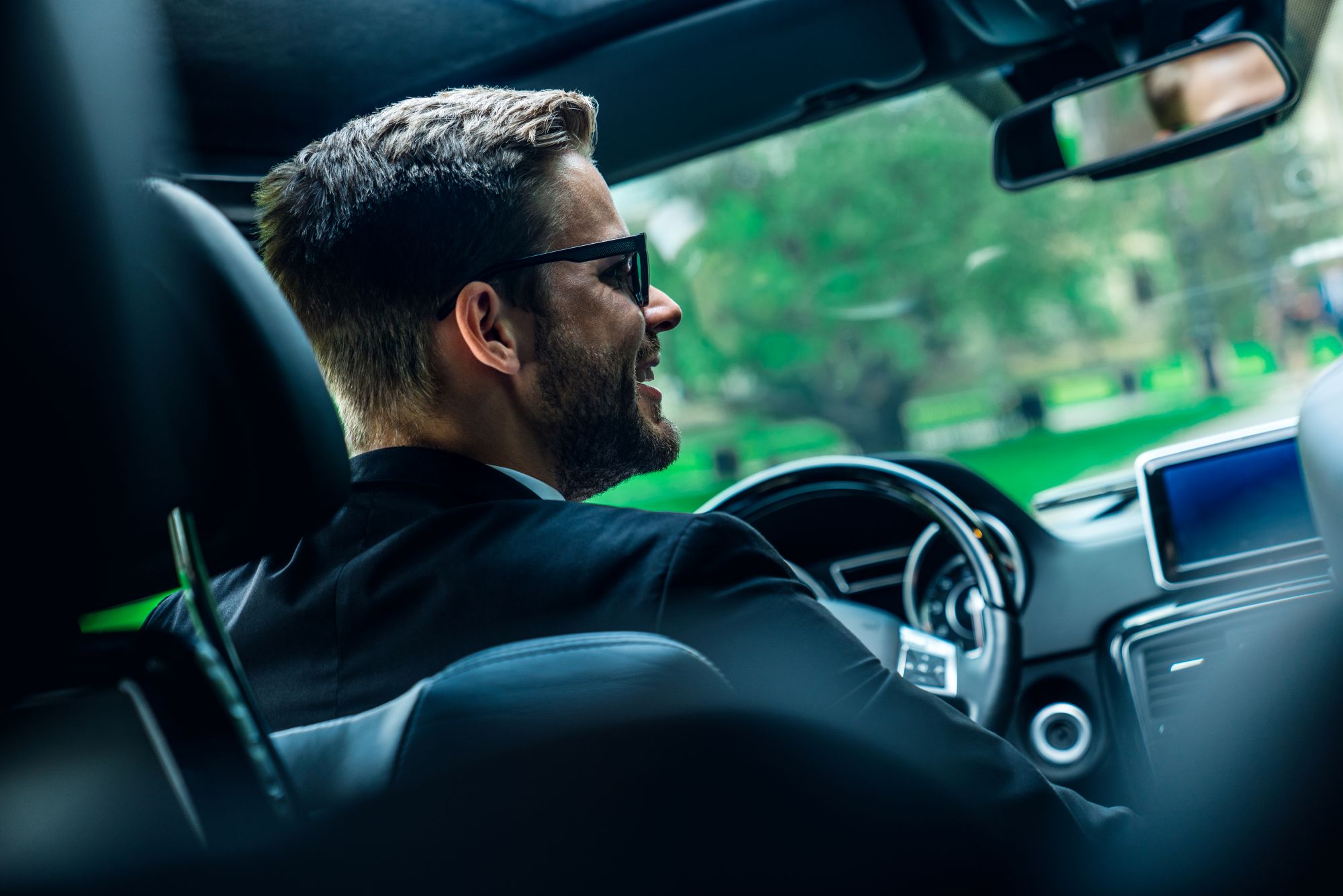 businessman in car rear view of young handsome ma 2026 01 07 01 37 01 utc